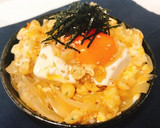 一人暮らしの簡単豆腐たまご丼作り方6写真