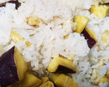 栗とさつまいもの炊き込みご飯作り方6写真