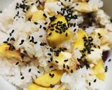栗とさつまいもの炊き込みご飯作り方7写真