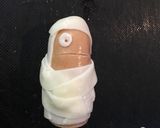 工作好きの 餃子の皮deミイラウィンナー作り方5写真