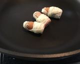 工作好きの 餃子の皮deミイラウィンナー作り方7写真