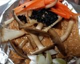 丹波シメジ、みすずうどんあげのホイル焼き作り方5写真