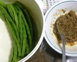 インゲンの胡麻和え作り方3写真