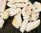 鶏肉＆きのこと納豆のオイスターソース炒め作り方1写真