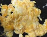 パクチー、シメジと豚バラ、トマトの卵炒め作り方6写真