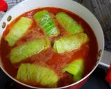 ロールキャベツのトマト煮込み作り方5写真