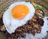 韓国料理-簡単フライパンビビンバ作り方10写真
