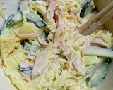 そうめん南瓜とキュウリの、マヨネーズ和え作り方6写真