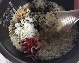 もち麦・しそわかめ・梅・ちりめんごはん作り方3写真