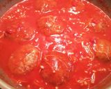 トマト缶で★煮込みハンバーグ作り方9写真