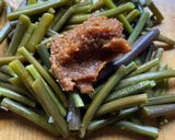 わらびの味噌たたき作り方1写真