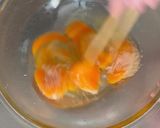 キャベツと油揚げのお好み焼き風オムレツ作り方1写真