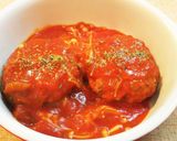 トマト缶で★煮込みハンバーグ作り方10写真