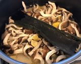 霜降り平茸入り松茸風味の栗おこわ作り方7写真