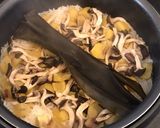 霜降り平茸入り松茸風味の栗おこわ作り方8写真