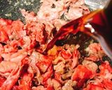 牛薄切り肉と糸こんのしぐれ煮作り方4写真