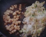 ☆焼肉のタレで☆山芋炒飯作り方4写真