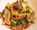 四川風回鍋肉風キャベツと豚肉の炒め物作り方9写真