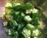 オクラとわかめのお浸し作り方1写真