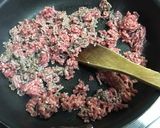 青椒肉絲風 そぼろ丼作り方2写真