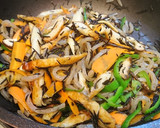 蒟蒻と彩り野菜の炒め物作り方6写真