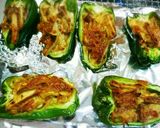 旨っ♥ピーマンの椎茸軸詰め(カレー風味)作り方8写真