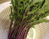 \\農家直伝//時短！！紫水菜のｻﾗﾀﾞ作り方1写真