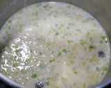 簡単！鶏しめじの泡湯葉味噌汁作り方4写真