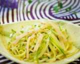 もやしとハムときゅうりの酢の物作り方3写真