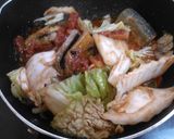 さんまと白菜のトマト煮作り方4写真