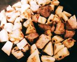 豚肉とれんこんの黒酢炒め作り方3写真