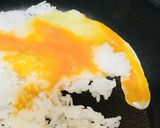 玉子＆キャベツチャーハン★納豆添え作り方2写真