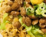 玉子＆キャベツチャーハン★納豆添え作り方4写真