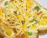 ミックス野菜のマヨネーズ＆チーズトースト作り方3写真