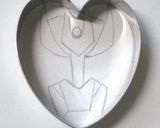 ハート型de仮面ライダーキバ（キャラ弁）作り方1写真