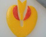 ハート型de仮面ライダーキバ（キャラ弁）作り方20写真