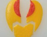 ハート型de仮面ライダーキバ（キャラ弁）作り方21写真