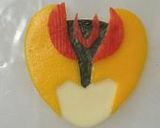 ハート型de仮面ライダーキバ（キャラ弁）作り方23写真