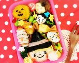 ハロウィンキャラ弁おかずドラキュラおばけ作り方9写真