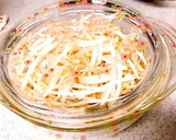 簡単♪ 電子レンジで もやし炒め☆作り方1写真
