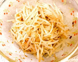 簡単♪ 電子レンジで もやし炒め☆作り方2写真