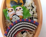 棺おにぎりとマミー&おばけちゃん弁当作り方4写真
