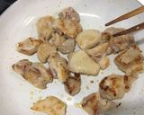 鶏もも肉とうずらの卵の塩麹辛味噌焼き作り方4写真