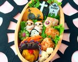 棺おにぎりとマミー&おばけちゃん弁当作り方8写真