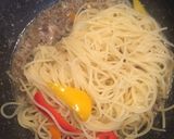 オイルサーディンとパプリカのパスタ作り方7写真