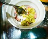 犬ご飯　カボチャの肉詰め作り方2写真