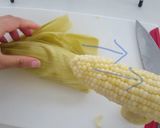 瞬間ひげ取り楽々☆簡単 甘とうもろこし作り方6写真