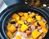 はと麦もち麦！南瓜とソーセージの雑穀ご飯作り方9写真