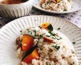 はと麦もち麦！南瓜とソーセージの雑穀ご飯作り方10写真