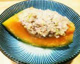 犬ご飯　カボチャの肉詰め作り方5写真